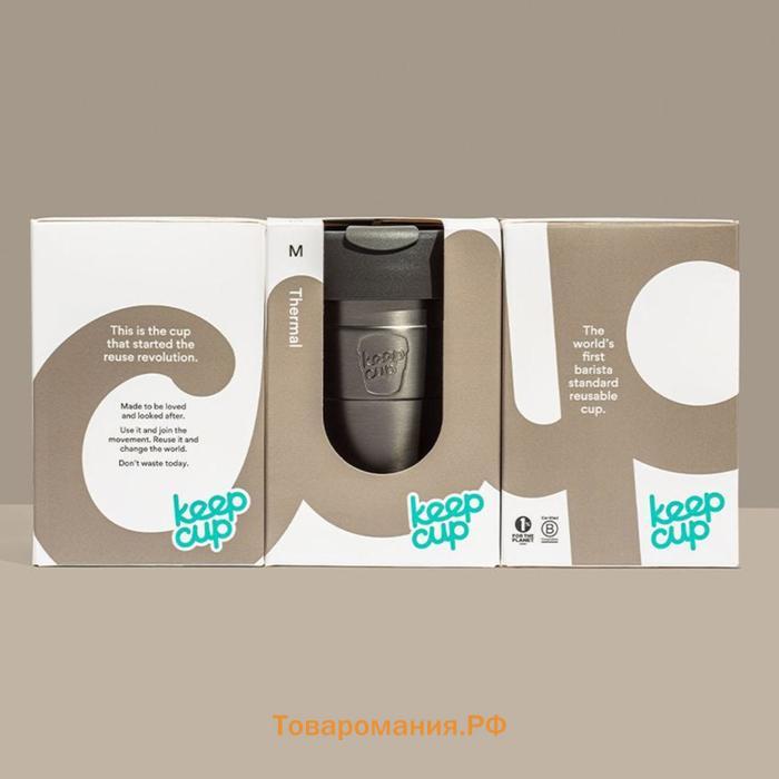 Термокружка Keepcup Thermal m, 340 мл, black