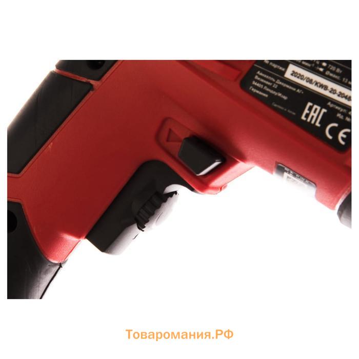 Дрель ударная Einhell TC-ID720/1E, 220 В, 720 Вт, 2800 об/мин, 44800 уд/мин, d=1.5-13 мм