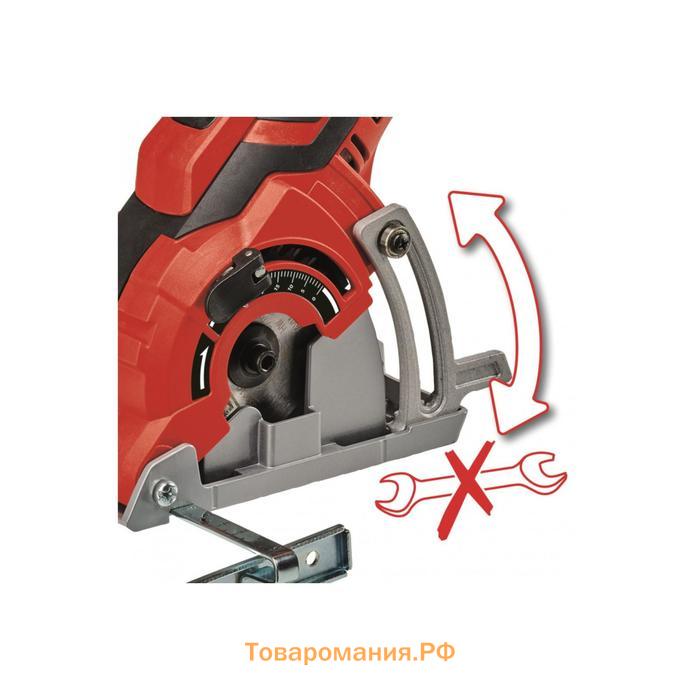 Мини-пила дисковая Einhell TC-CS89, 220 В, 600 Вт, d=89х10 мм, пропил под углом 90°=27 мм