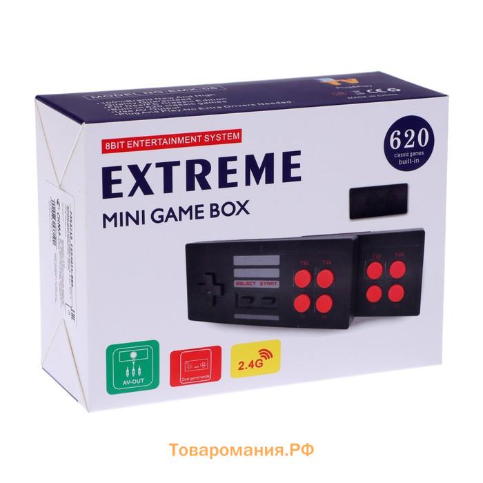 Игровая приставка MYBIT Game-6, 8 бит, 620 игр, RCA, 2 беспроводных джойстика, черная