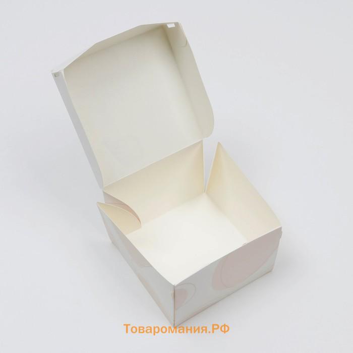 Коробка подарочная складная, упаковка, «С любовью», 12 х 8 х 12 см