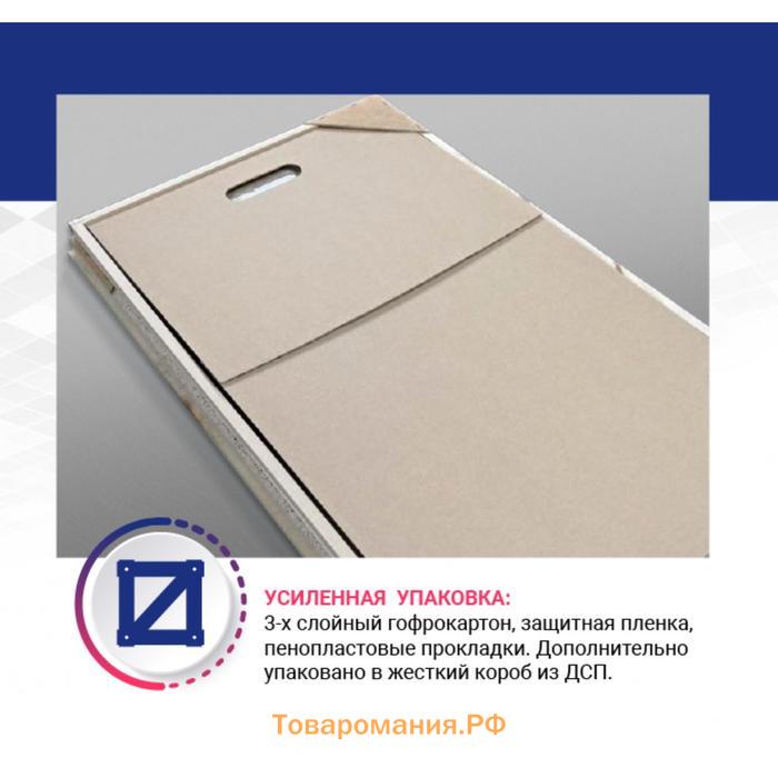 Зеркало с Doratiz LED подсветкой «Адель», 800х600 мм, подогрев, часы, сенсорный выключатель, диммер