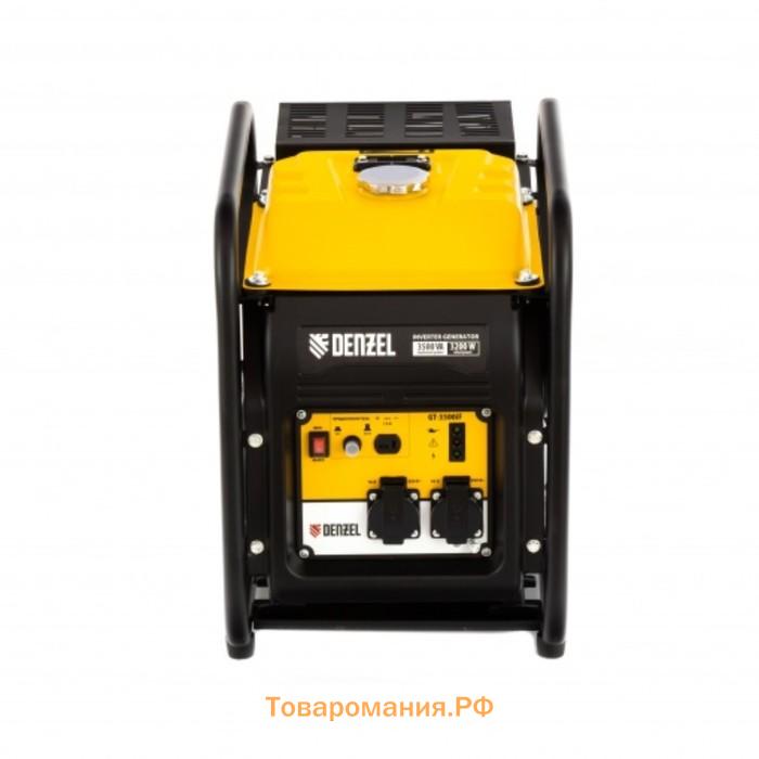 Генератор инверторный Denzel GT-3500iF, 230 В, 3.5 кВт, 230В/1х12 В, 5 л