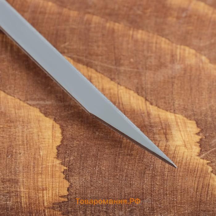 Шампур-шпажка узбекская, рабочая длина - 30 см, ширина - 8 мм, толщина - 2 мм