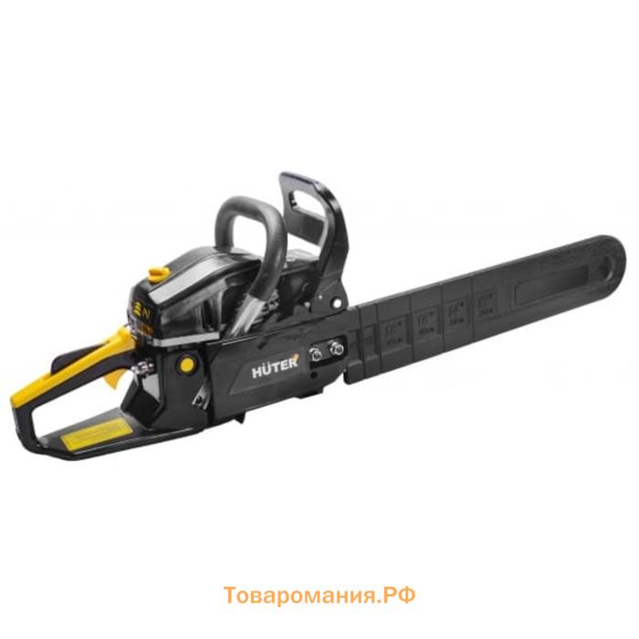 Бензопила Huter BS-2300М, 3.1 л.с, 2.3 кВт, шаг цепи 0.375", 57 звеньев, 45 см³