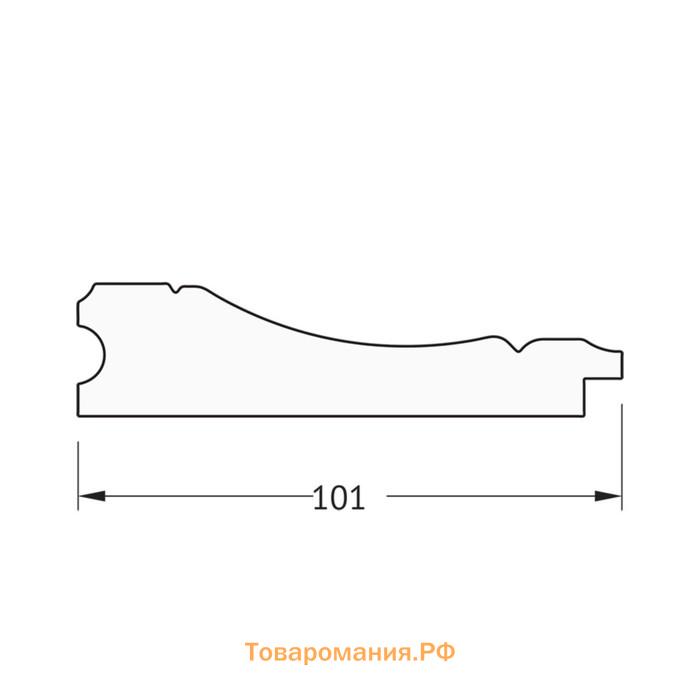 Зеркало с гравировкой в багетной раме, вензель бронзовый 101 мм, 59x76 см