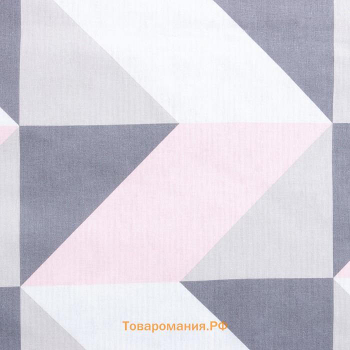 Постельное бельё  1.5 сп Pink illusion 143х215 см, 150х214 см, 70х70 см - 2 шт, бязь 125 г/м2