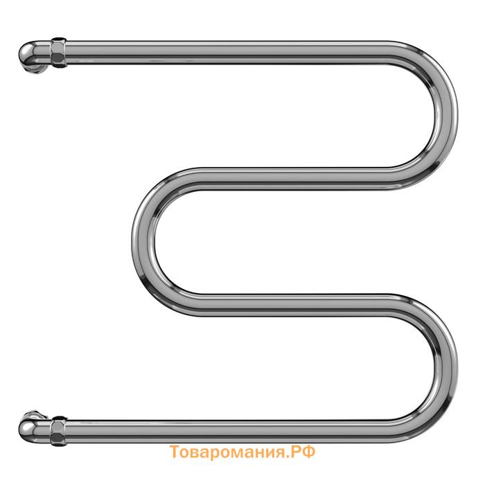Полотенцесушитель водяной TERMINUS AISI 25, эконом, М-образный, 600х500 мм, хром