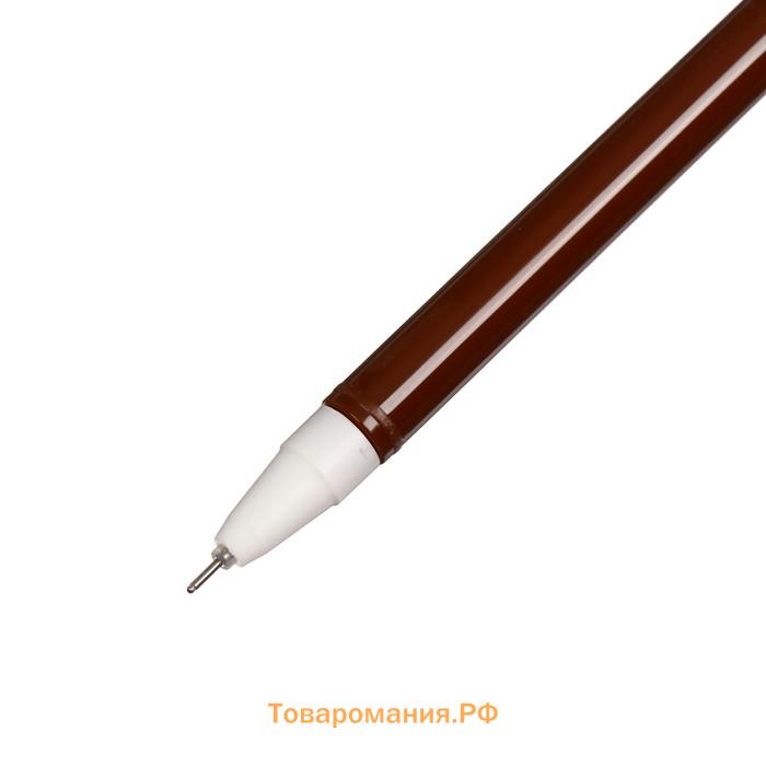 Ручка гелевая-прикол Calligrata "Мишка", МИКС