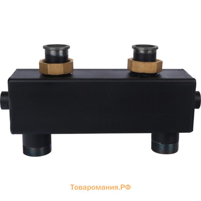 Гидравлическая стрелка ROMMER RDG-0015-004002, 1 1/4", 4.53 м3/час, с накидными гайками