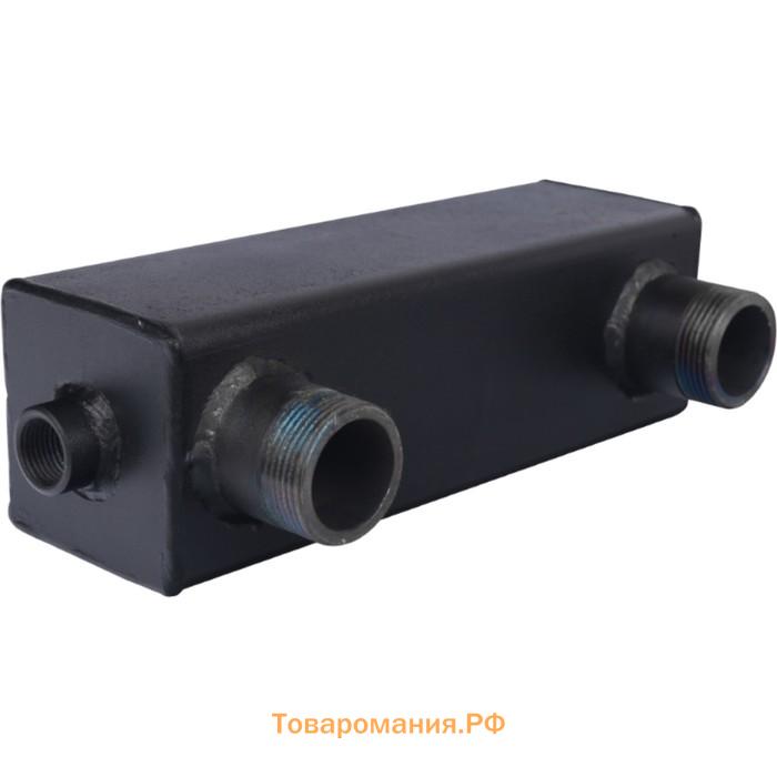 Гидравлическая стрелка ROMMER RDG-0015-004002, 1 1/4", 4.53 м3/час, с накидными гайками