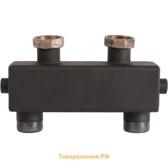 Гидравлическая стрелка ROMMER RDG-0015-004003, 1 1/2", 5.60 м3/час, с накидными гайками