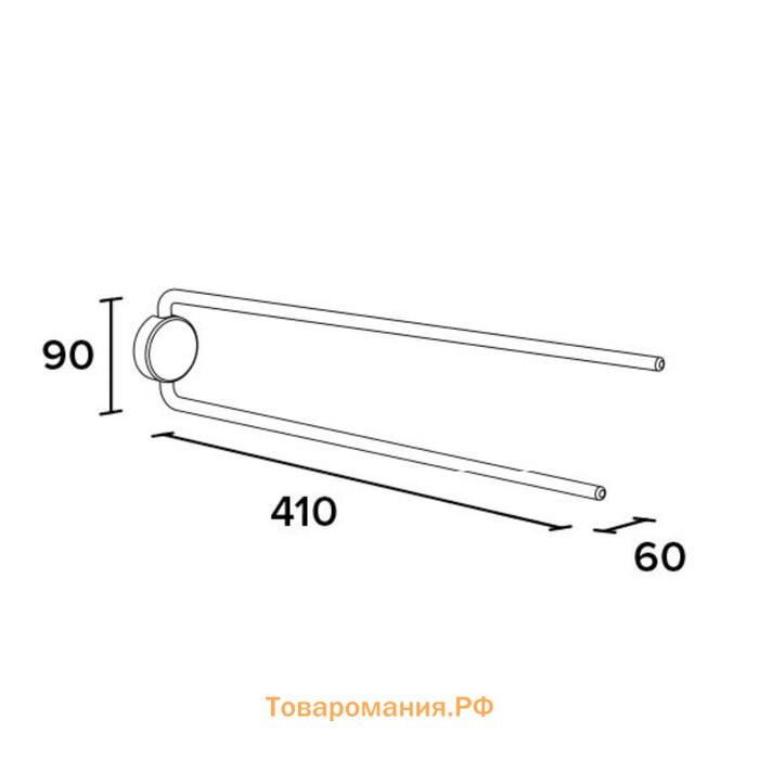 Держатель для полотенца двойной поворотный SIMPLE700