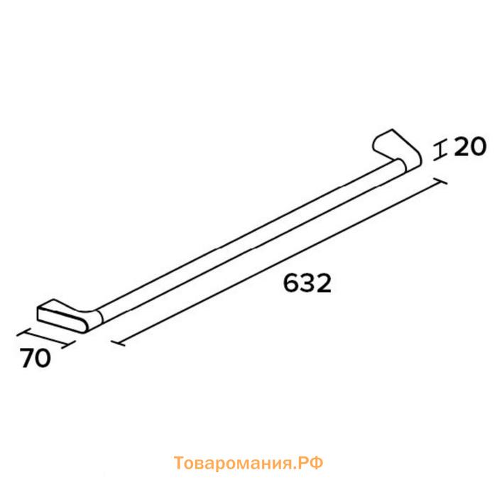 Держатель для полотенца, 60 см CUT220