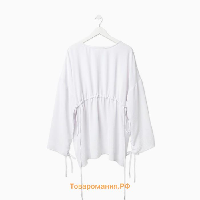 Костюм женский (туника, брюки) MINAKU: Casual Collection цвет белый, размер 54