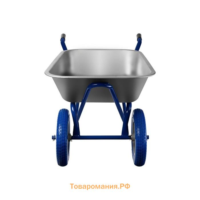 Тачка строительная, двухколёсная: груз/п 240 кг, объём 110 л