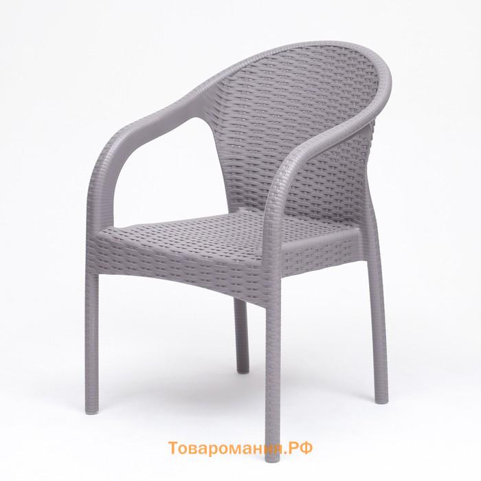 Кресло садовое "Феодосия" 64 х 58,5 х 84 см, серый