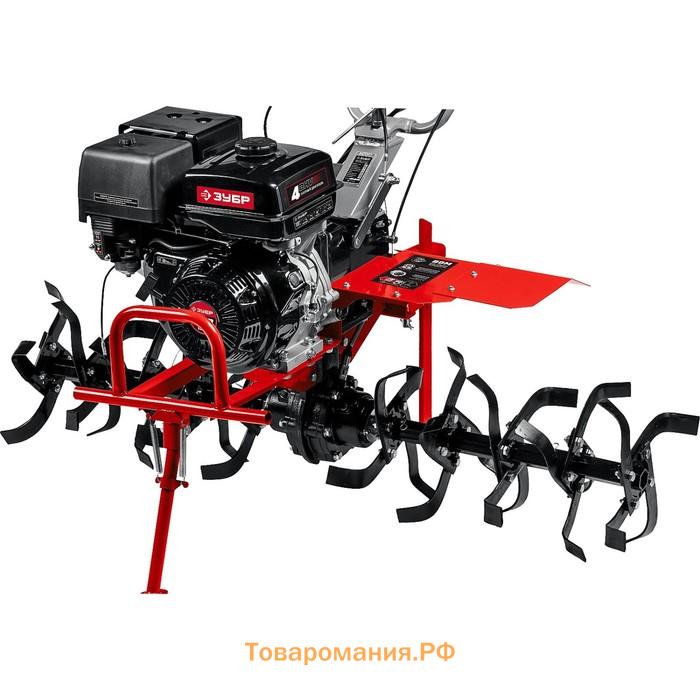 Мотоблок бензиновый ЗУБР МТШ-700, 4Т, 9570 Вт, 13 л.с., шир./глуб. 1350/350 мм, ВОМ