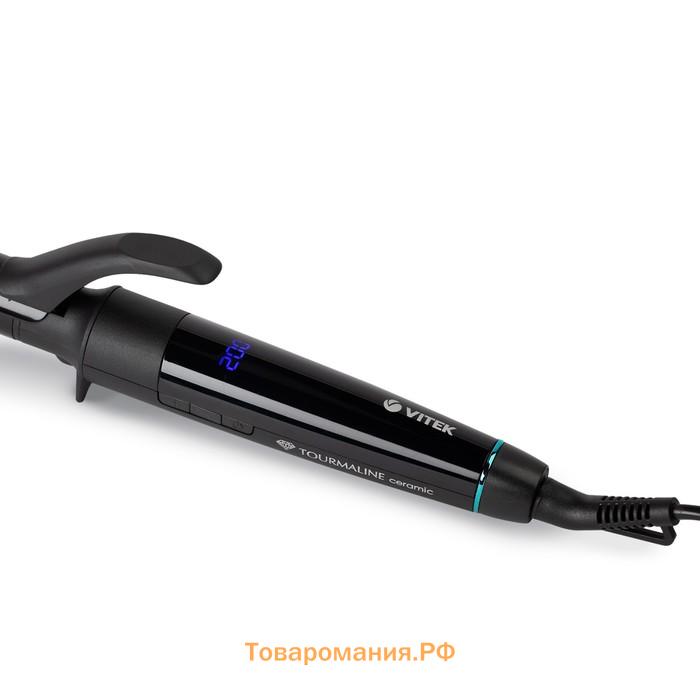 Плойка Vitek VT-2528 MC, 55 Вт, d=25 мм, керамико-турмал. покрытие, 120-200°C, шнур 1.8 м