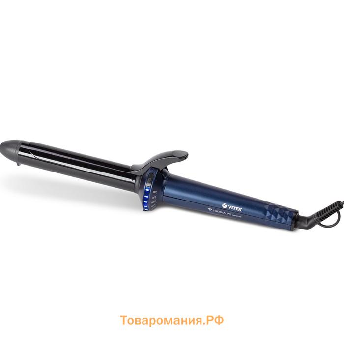 Плойка Vitek VT-8297, 38 Вт, d=25 мм, керамико-турмалиновое покрытие, 120-200°C, шнур 1.8 м   781310