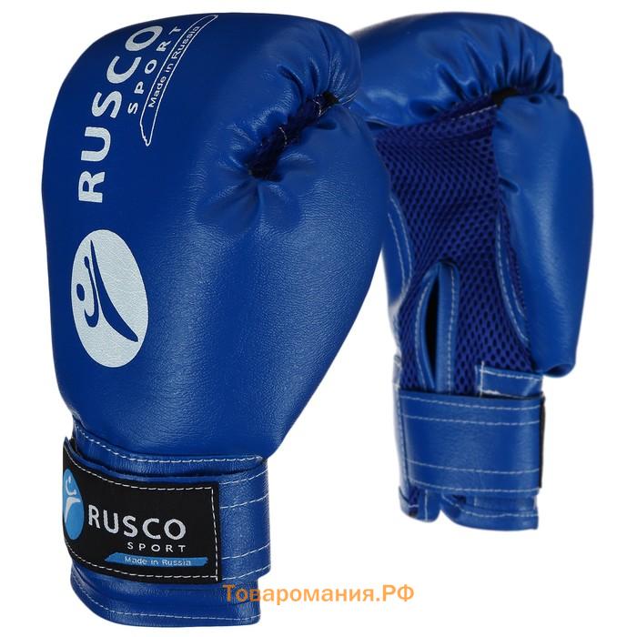 Набор боксёрский для начинающих RUSCO SPORT: мешок + перчатки, цвет синий (4 OZ)