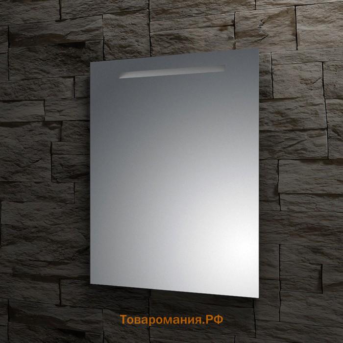 Зеркало Evoform, встроенный LED-светильник, ИК-выключатель, 2 Вт, 40x75 см