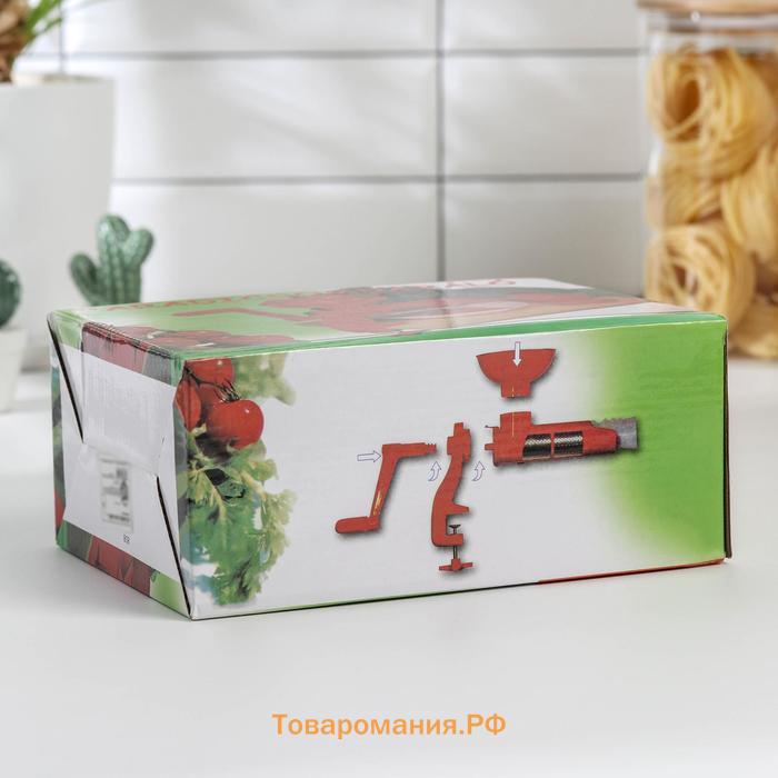 Соковыжималка для томатов , 27 см, красная
