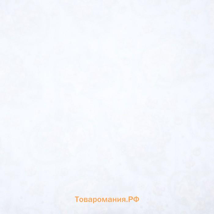 Бумага упаковочная глянцевая «Вязанка на белом», 70×100 см