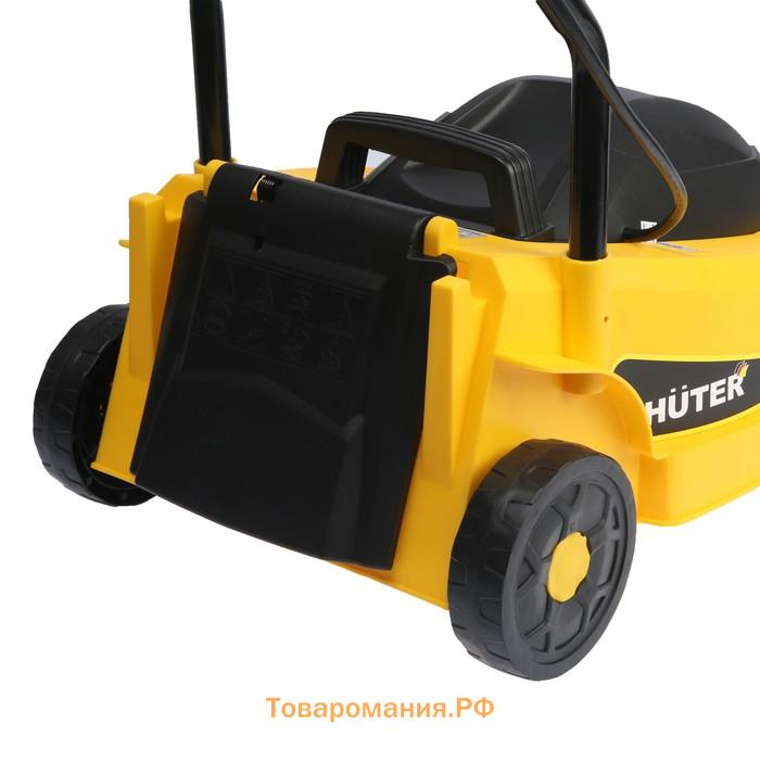 Газонокосилка электрическая Huter ELM-1300/33, 1300 Вт, ширина 33 см, высота 25-55 мм, 30 л