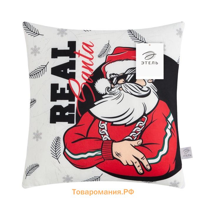 Подушка-плед  Real Santa, подушка 40*40±3 см, плед 100*150 см 100%п/э, 280 г/м2