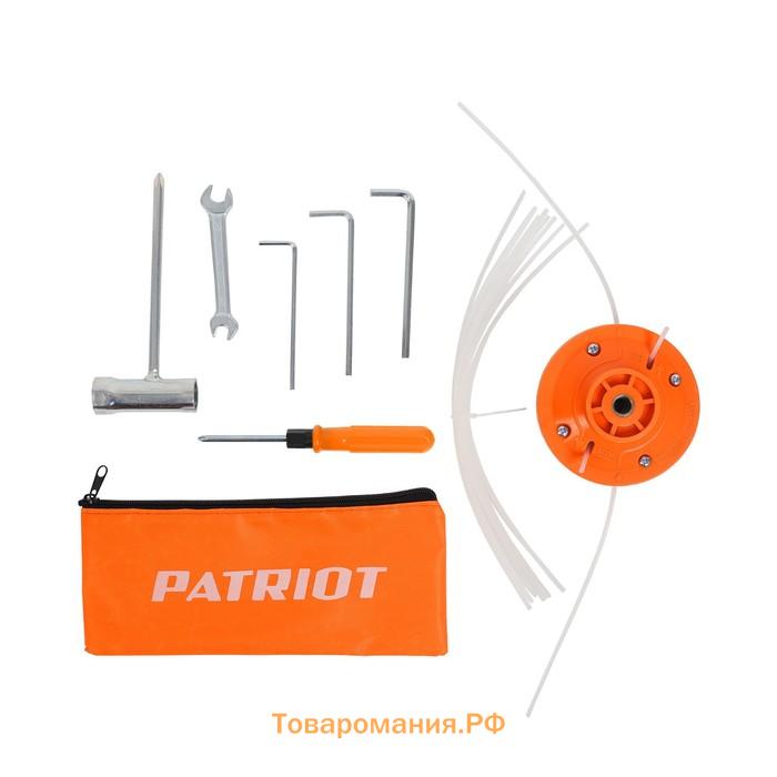 Газонокосилка-триммер бенз.  PATRIOT PT525, 2Т, 3 л.с., 8000 об/мин, скос 42 см, леска 3 мм   910740