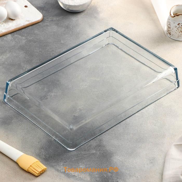 Форма для выпечки и запекания из жаропрочного стекла, 36,7×25,7×6 см