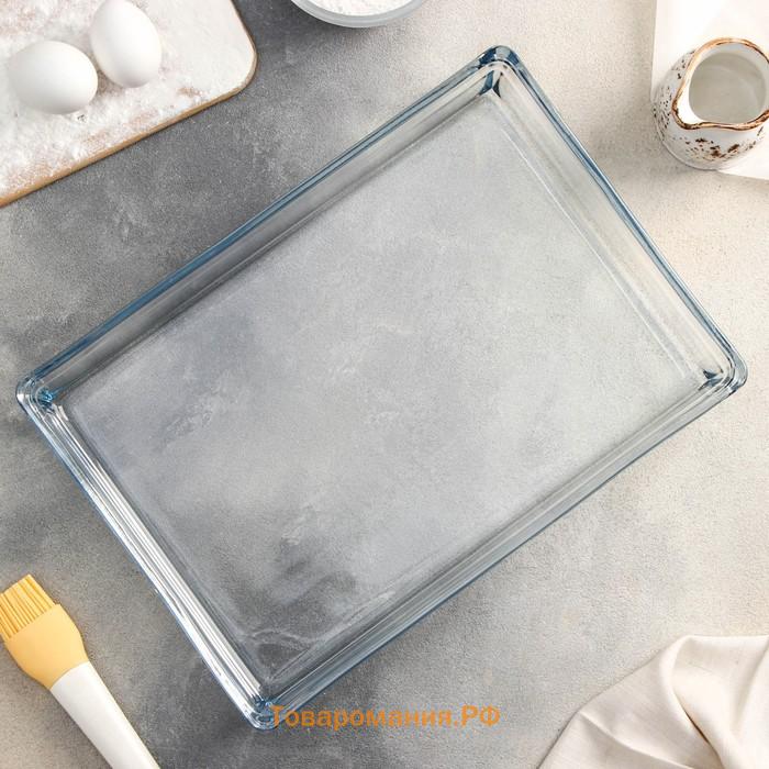 Форма для выпечки и запекания из жаропрочного стекла, 36,7×25,7×6 см