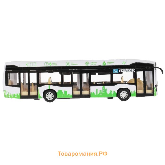 Модель «Электробус КАМАЗ-6282», 19,5 см, свети звук, 3 кнопки, цвет белый