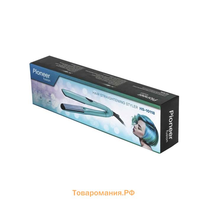 Выпрямитель Pioneer HS-10118, керамика, 55 Вт, до 230°С, светло-бирюзовый