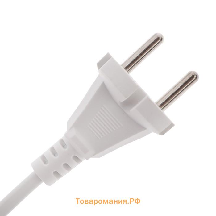 Фен Sakura SA-4040W, 1800 Вт, 2 скорости, 2 температурных режима, концентратор, бело-золотой