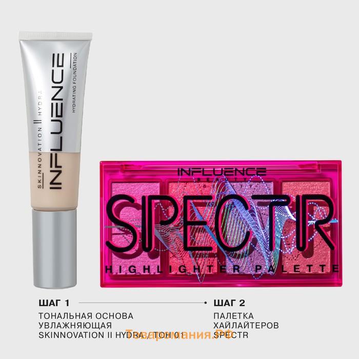 Палетка хайлайтеров Influence Beauty Spectr, тон 01, 8г