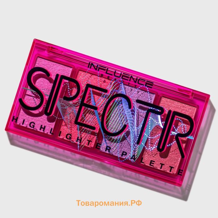 Палетка хайлайтеров Influence Beauty Spectr, тон 01, 8г