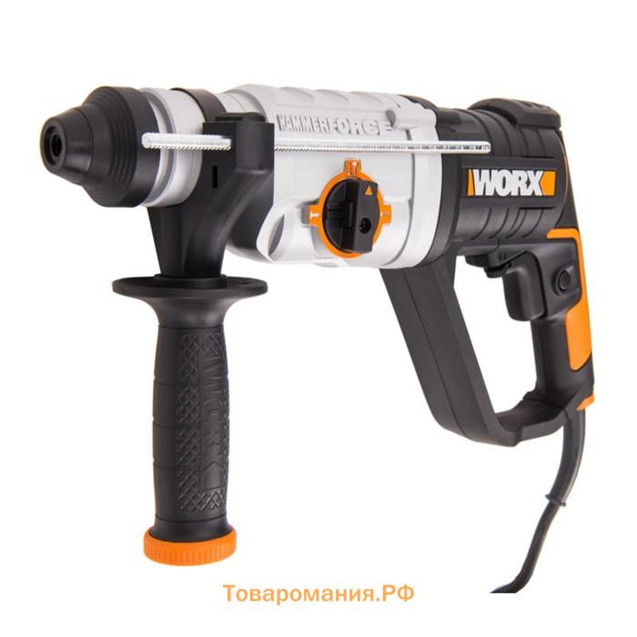 Перфоратор WORX WX339, 220 В, 800 Вт, 5300 уд/мин, 2.5 Дж, SDS-PLUS, кейс