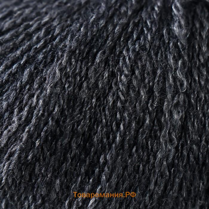 Пряжа "Silky Wool" 35% силк район, 65% мерино. вул 190м/25г (335 т.сёрый)