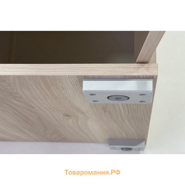 Шкаф однодверный «Лайк 01.01», 400 × 550 × 2100 мм, цвет дуб мария / фуксия