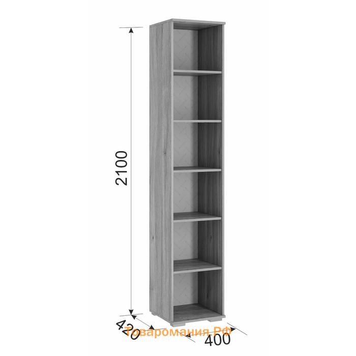 Шкаф однодверный «Лайк 07.01», 400 × 420 × 2100 мм, цвет дуб мария / изумруд