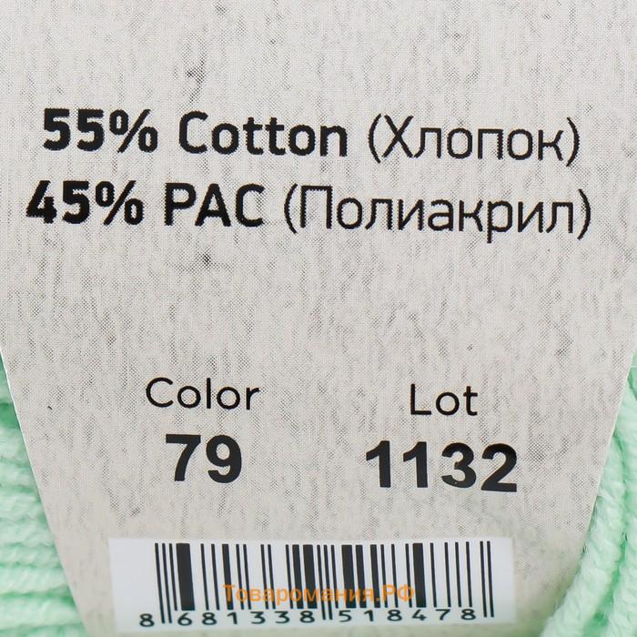 Пряжа "Jeans" 55% хлопок, 45% акрил 160м/50гр (79 весна)