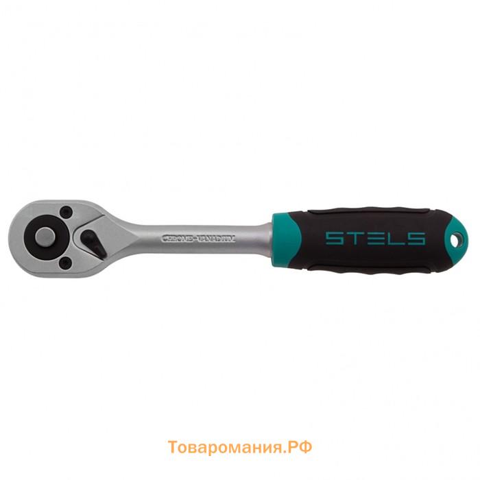 Набор торцевых головок Stels 14126, 3/8", CrV, 7 - 22 мм, с трещоткой, 11 шт.