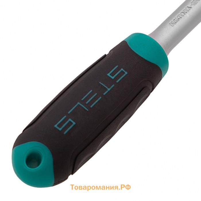 Набор торцевых головок Stels 14126, 3/8", CrV, 7 - 22 мм, с трещоткой, 11 шт.