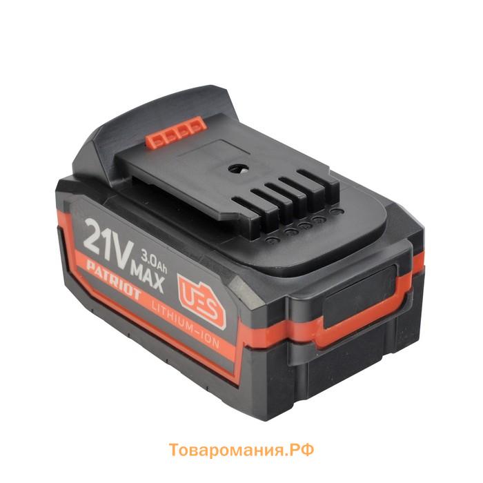 Аккумулятор PATRIOT PB BR 21V, 21 В, Li-ion, 3 Aч, UES, тонкая зарядка