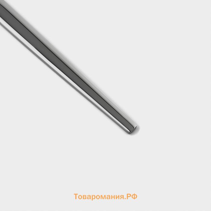 Набор столовых ложек Magistro «Блинк», длина 22 см, 6 шт., нержавеющая сталь, серебристый
