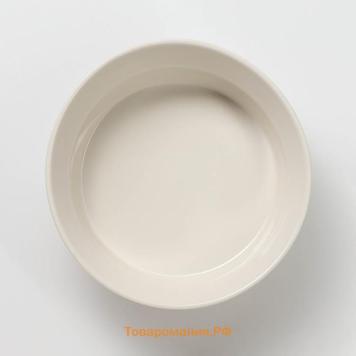 Салатники Magistro Whitewarm, 380/700/1.2 л, d=12/16/20.5 см, набор 3 шт., фарфор, белые
