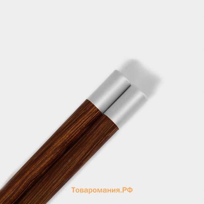 Палочки для суши из неражавеющей стали Magistro, d=0.8 см, 25 см, набор 2 пары, 304 сталь, серебристые