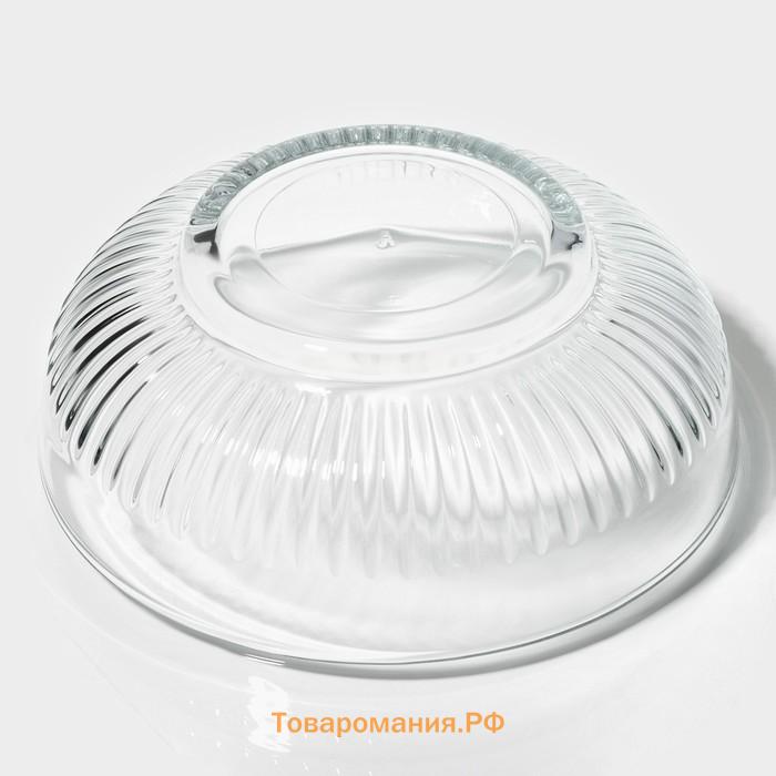 Салатники Lav «Токио», d=17 см, набор 2 шт., стекло, прозрачные